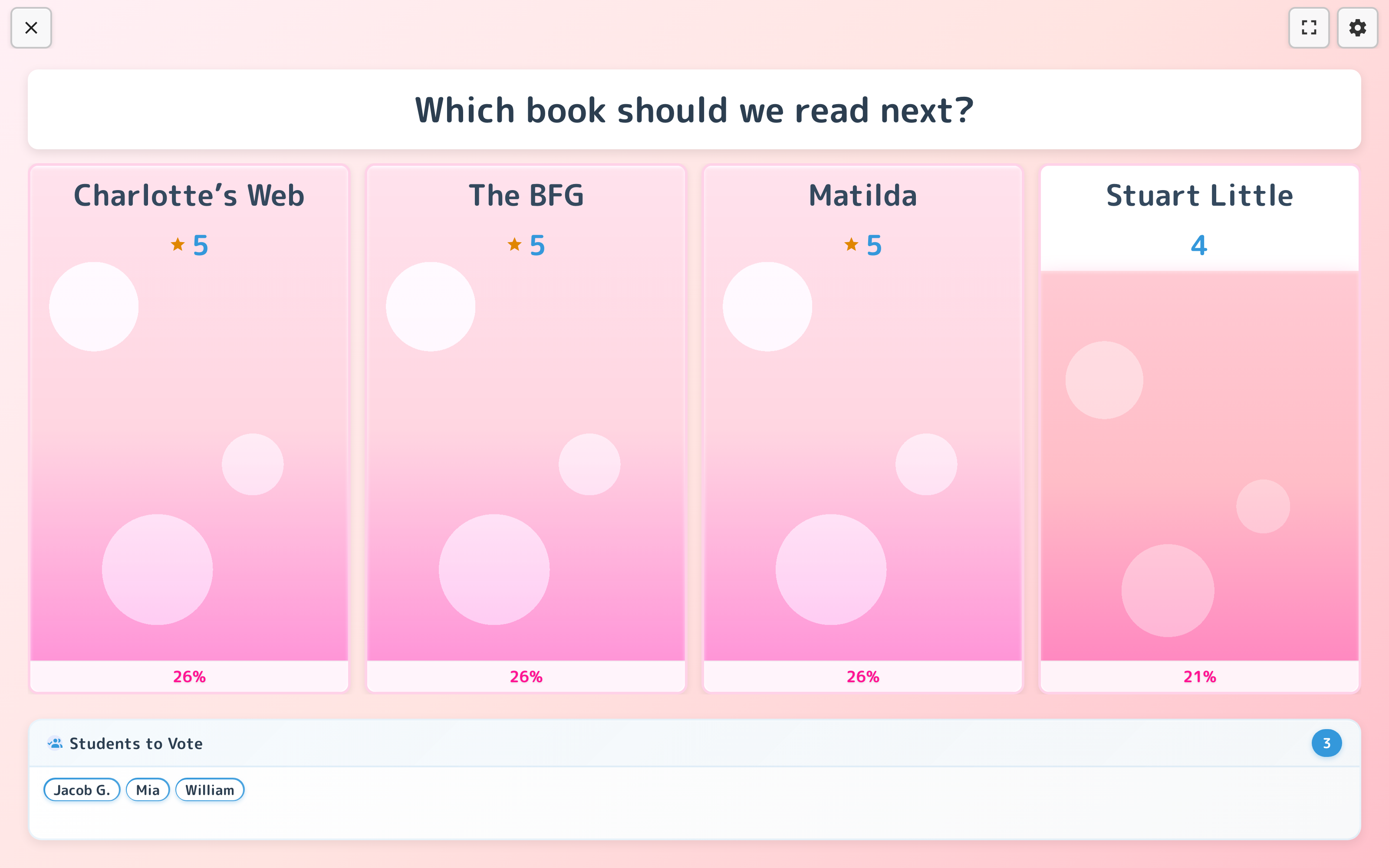Poll screenshot